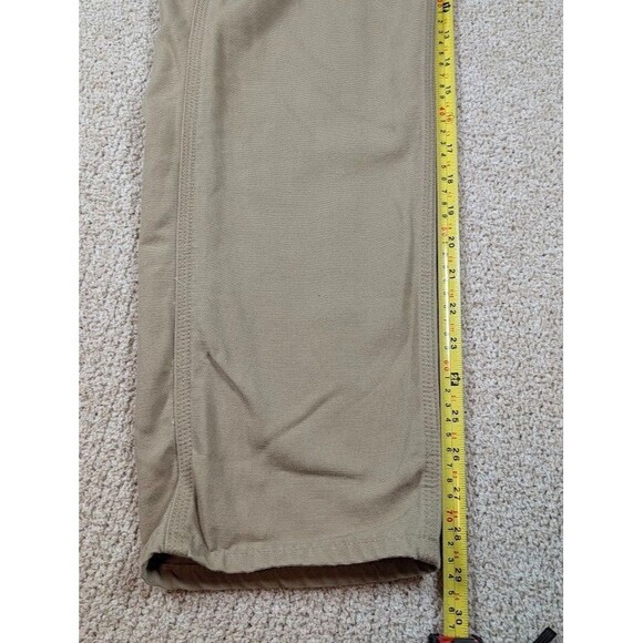 Carhartt FR Loose Fit Utility Work Pants 29x29 Flame Resistant Canvas Khaki - Picture 10 of 11